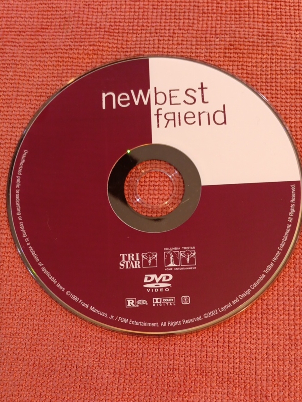 3/$12 New Best Friend DVD *NO CASE*